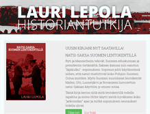 Tablet Screenshot of lauri.lepola.info